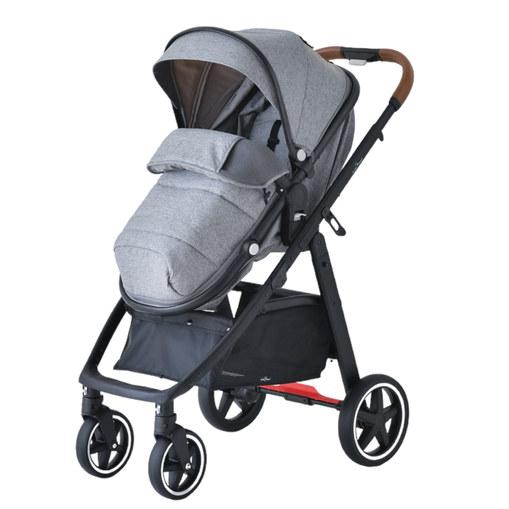 Grey baby pram hotsell