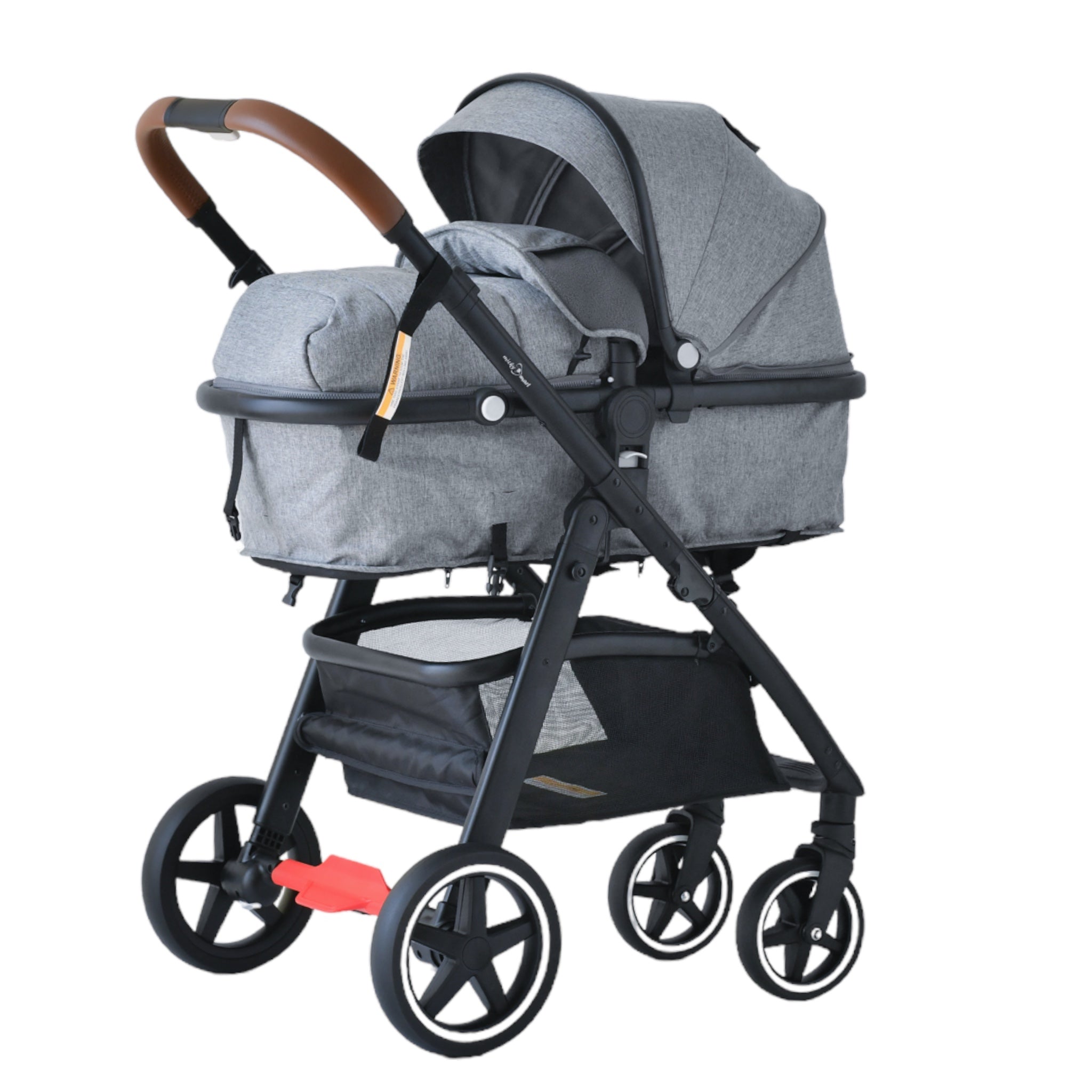 Grey baby pram hotsell